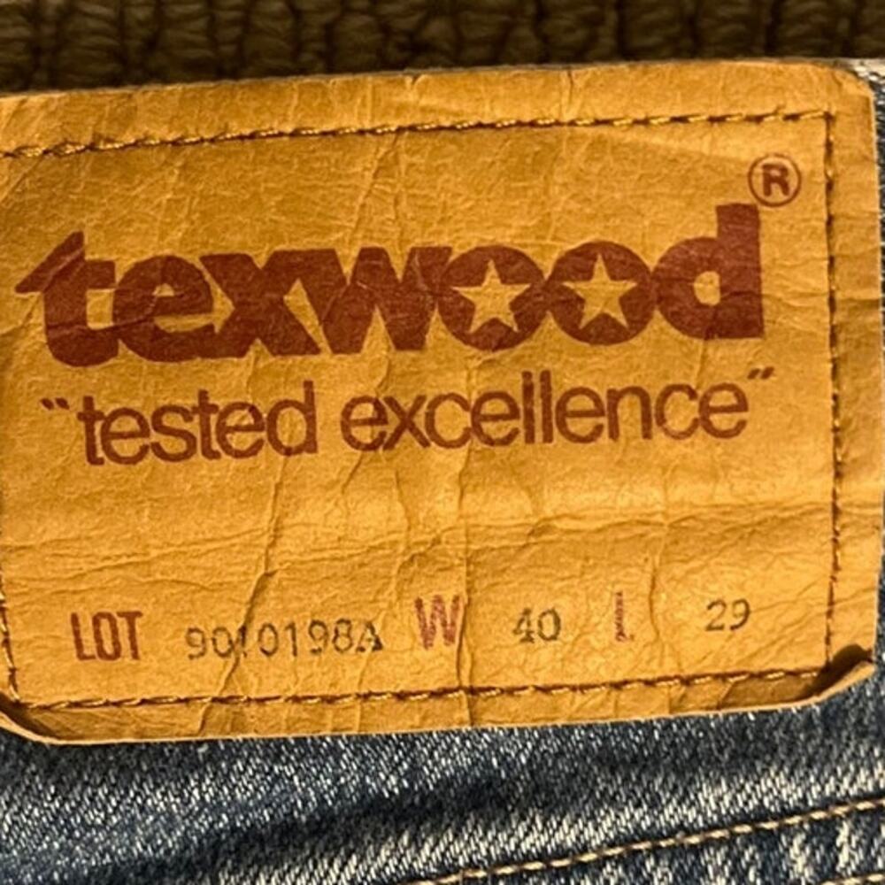 Vintage Texwood Jeans Mens 40x29 Made in USA Denim Medium Wash